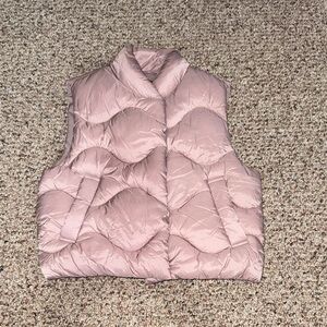 Zara Light Pink Puffer Vest